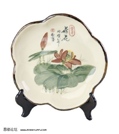 Photoshop 制作淡黄色古典人物签名效果