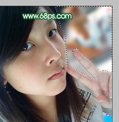 Photoshop 调出人物照片柔和的黄青色