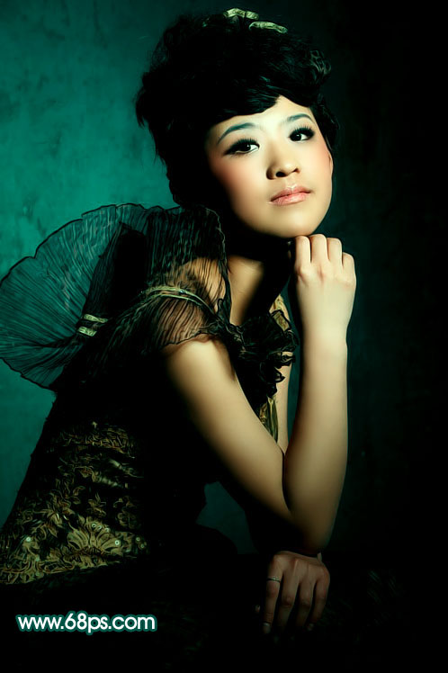 Photoshop 调出人物照片古典红润的质感肤色