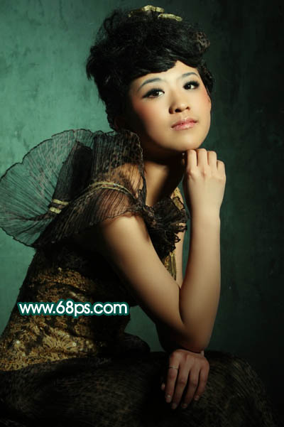 Photoshop 调出人物照片古典红润的质感肤色