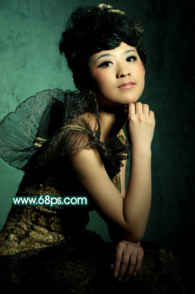 Photoshop 调出人物照片古典红润的质感肤色