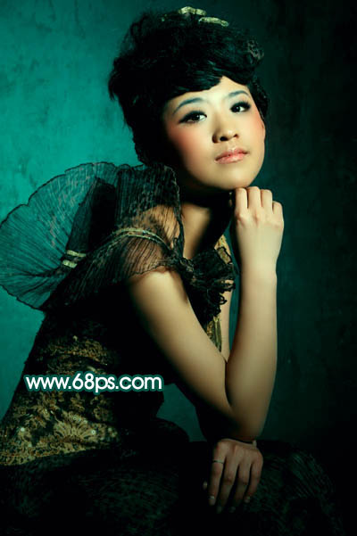 Photoshop 调出人物照片古典红润的质感肤色