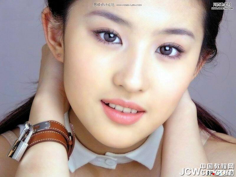 photoshop 磨皮美白教程 晶莹剔透肤色照片