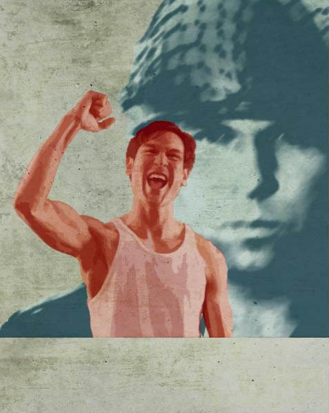 photoshop 合成一张褪色的旧海报