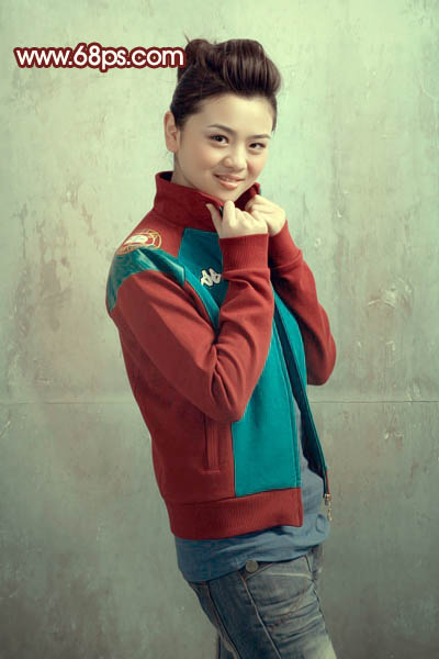 Photoshop 调出人物照片淡雅的蜜糖色