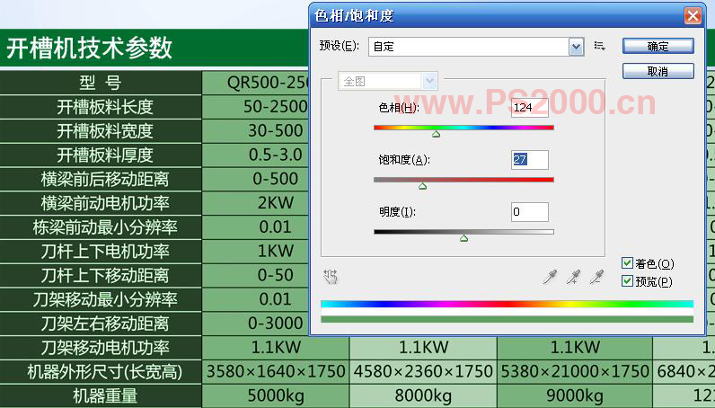 浅谈Photoshop中表格的制作方法