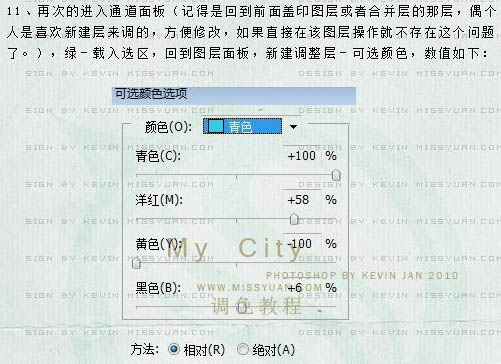 Photoshop 把废片处理成青红色的艺术图片