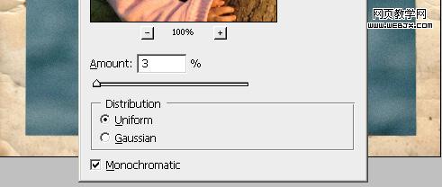 photoshop利用纹理素材快速制作褪色的老照片