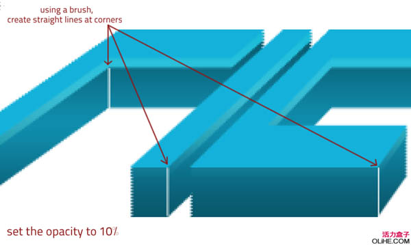 Photoshop 简单的常用立体字