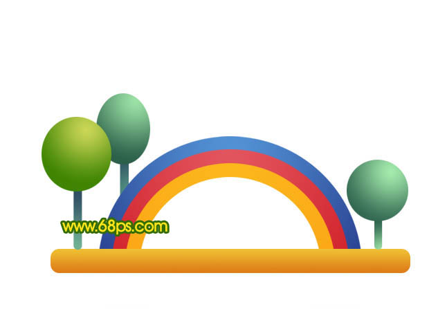 Photoshop 可爱的卡通房子图标