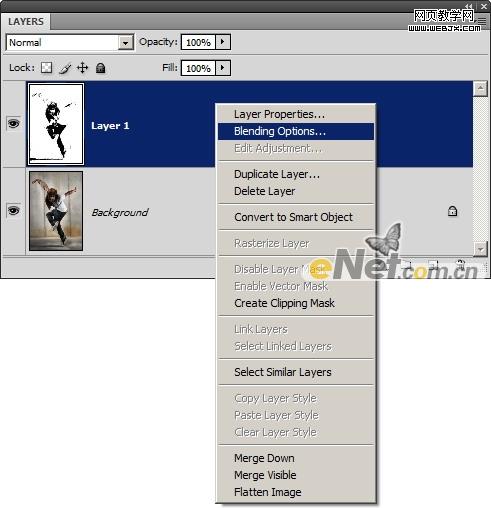 Photoshop 一张颓废的潮流剪影图