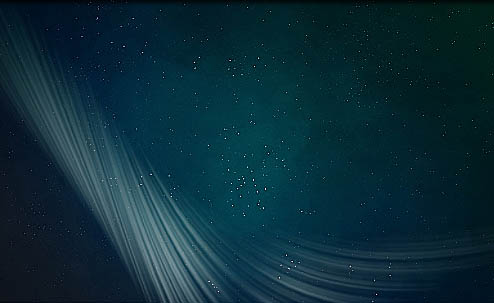 Photoshop 制作简单的流星雨壁纸教程