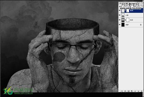 photoshop 精彩合成超强的静思者