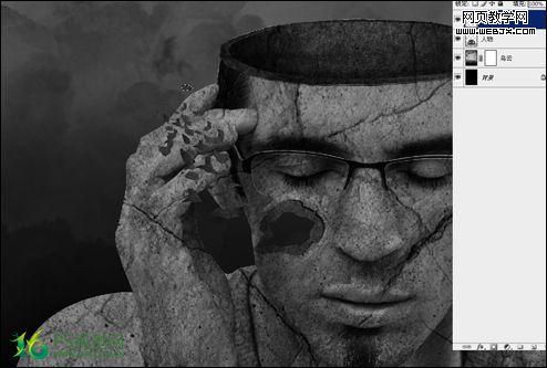 photoshop 精彩合成超强的静思者