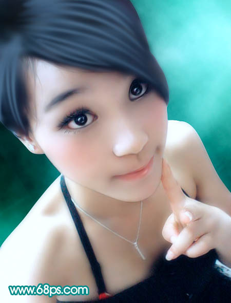 Photoshop 视频照片转成淡粉色的手绘效果