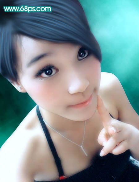 Photoshop 视频照片转成淡粉色的手绘效果