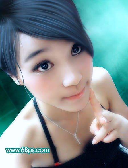 Photoshop 视频照片转成淡粉色的手绘效果
