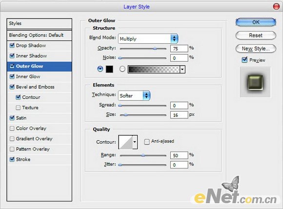 Photoshop漂亮的图案浮雕字制作方法