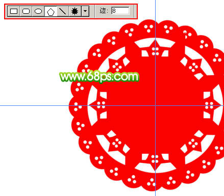 Photoshop 一款非常可爱的花边相框