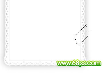 Photoshop 一款非常可爱的花边相框