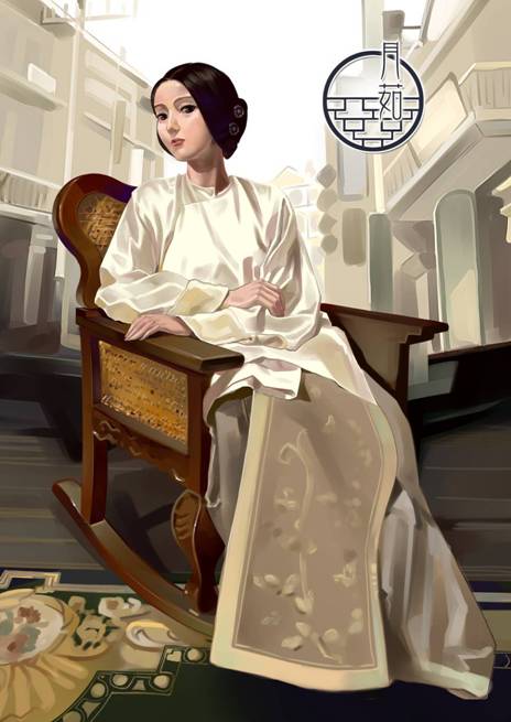 photoshop 鼠绘漂亮的民国美女