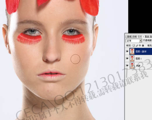 Photoshop 调出模特精细的质感肤色