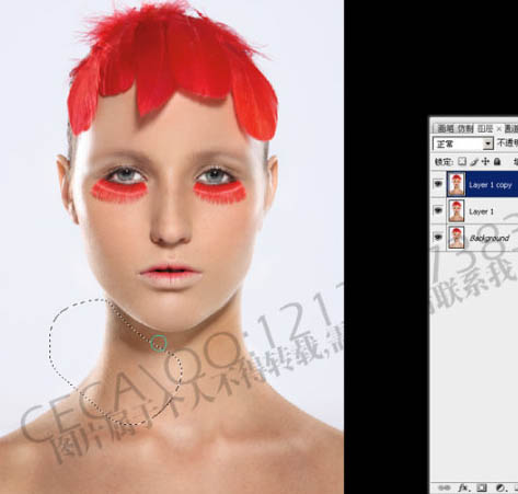 Photoshop 调出模特精细的质感肤色