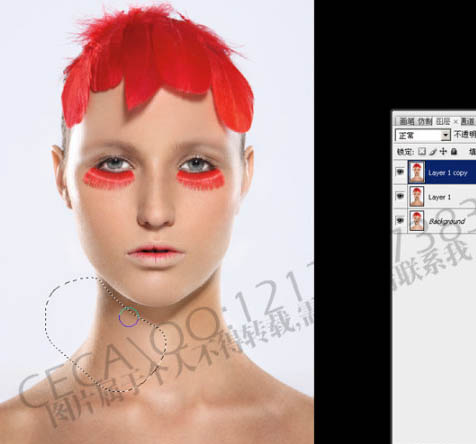 Photoshop 调出模特精细的质感肤色