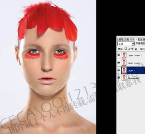 Photoshop 调出模特精细的质感肤色