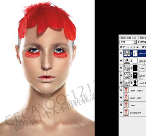 Photoshop 调出模特精细的质感肤色