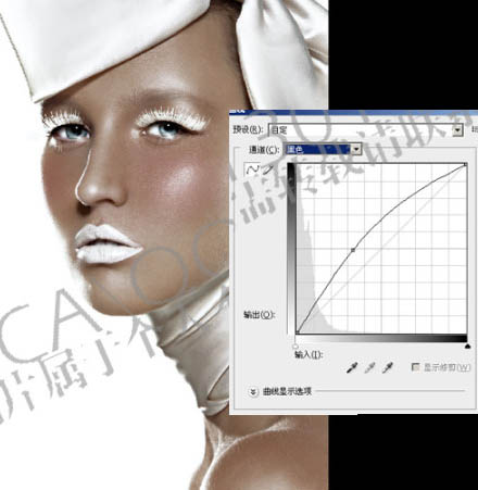 Photoshop 调出模特黝黑高清的质感肤色