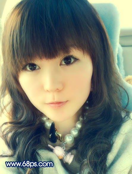 Photoshop 清爽的蓝灰色人物照片处理方法