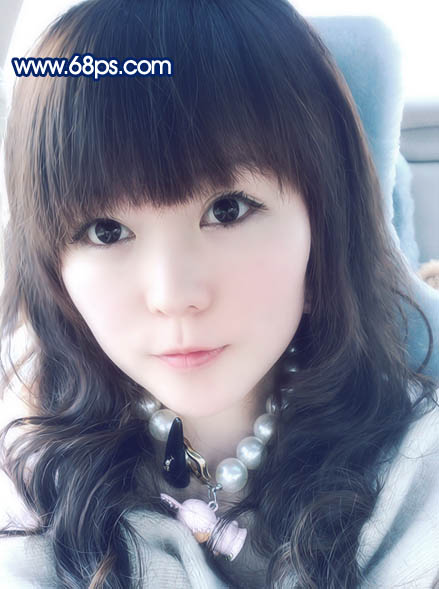 Photoshop 清爽的蓝灰色人物照片处理方法