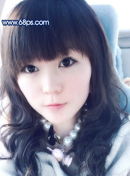 Photoshop 清爽的蓝灰色人物照片处理方法