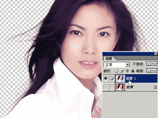 photoshop 简单用通道抠出背景色单一的人物图片