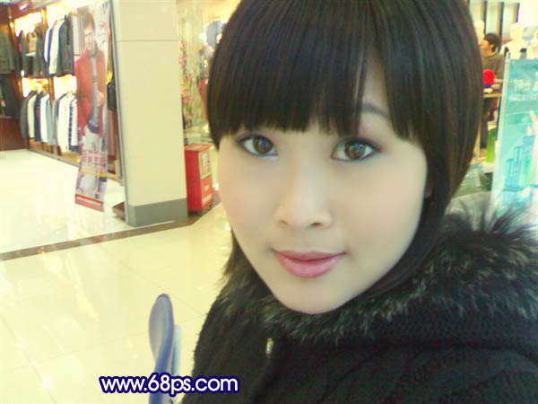 Photoshop 偏色的室内人物照片润色