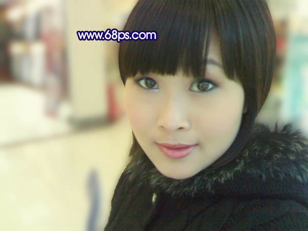 Photoshop 偏色的室内人物照片润色