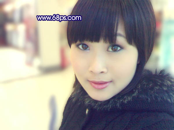 Photoshop 偏色的室内人物照片润色