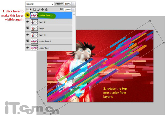 Photoshop合成创意美女迪吧海报