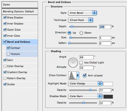 Photoshop 银白色的金属质感文字制作方法