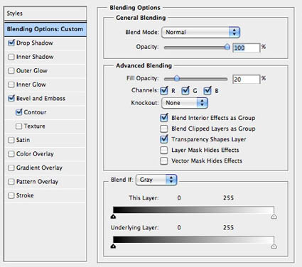 Photoshop实现漂亮的高质感蓝色水晶字
