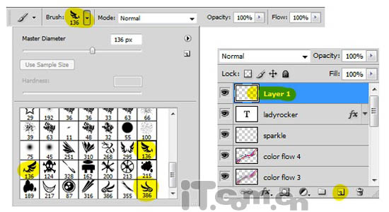 Photoshop 实现的绚丽潮流音乐壁纸