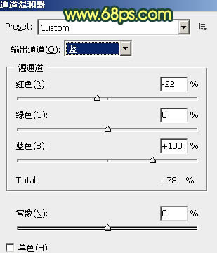 Photoshop 秀丽的晚霞湖光图调整方法