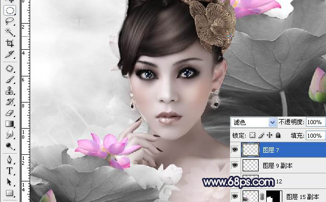 Photoshop 水墨风格转手绘效果