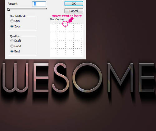 Photoshop 超酷的金属光感字