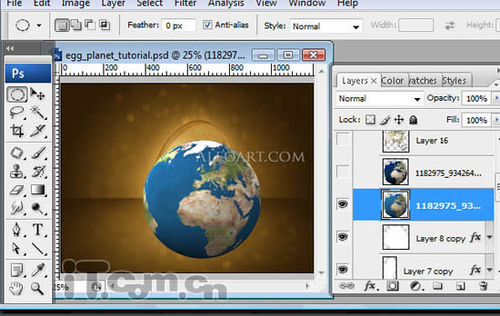 photoshop �ϳɴ��е�ͼͼ���Ĳ�����