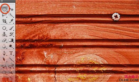 Photoshop 经典的木板字效果