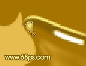 Photoshop 一个溅起的金色水花