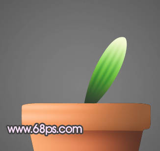 Photoshop 盆栽小花朵制作方法