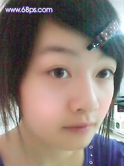 photoshop 将失真的照片转成柔美的清晰手绘效果